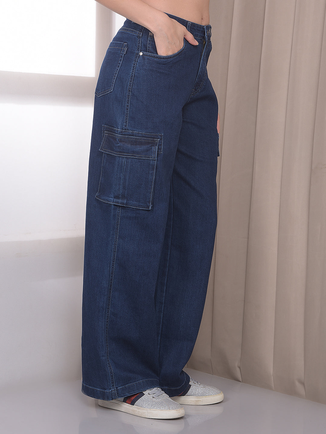 Indigo Blue Cargo Jeans