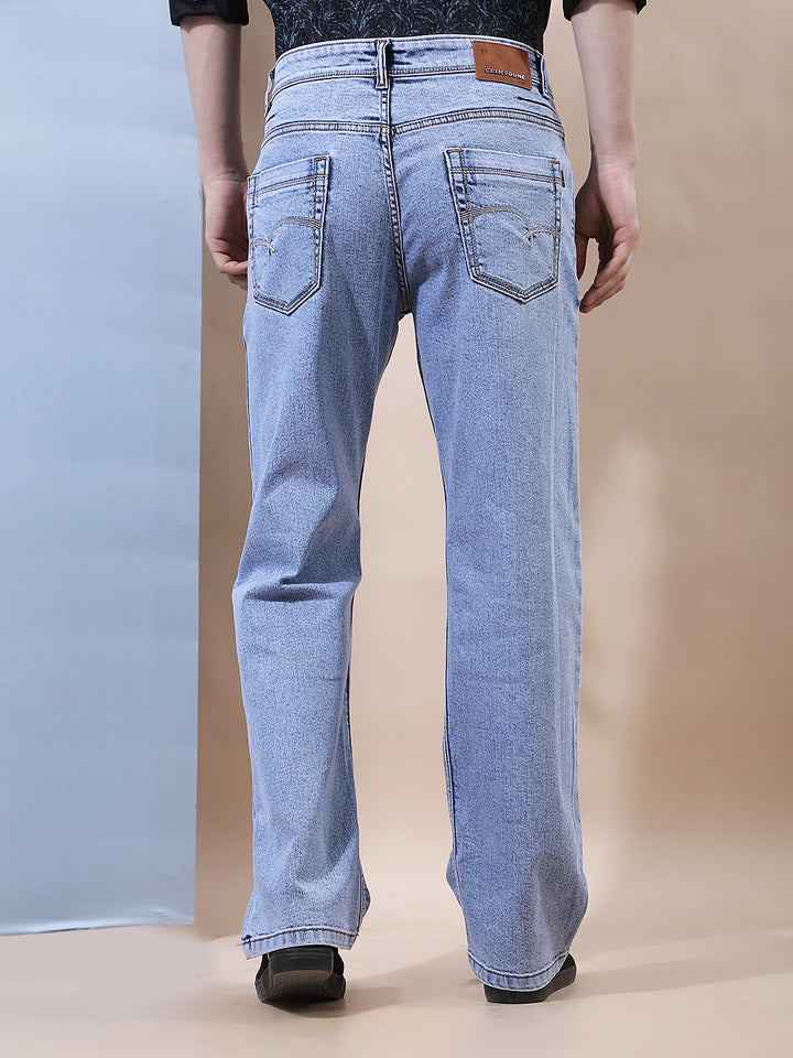 Sky Blue Baggy Jeans