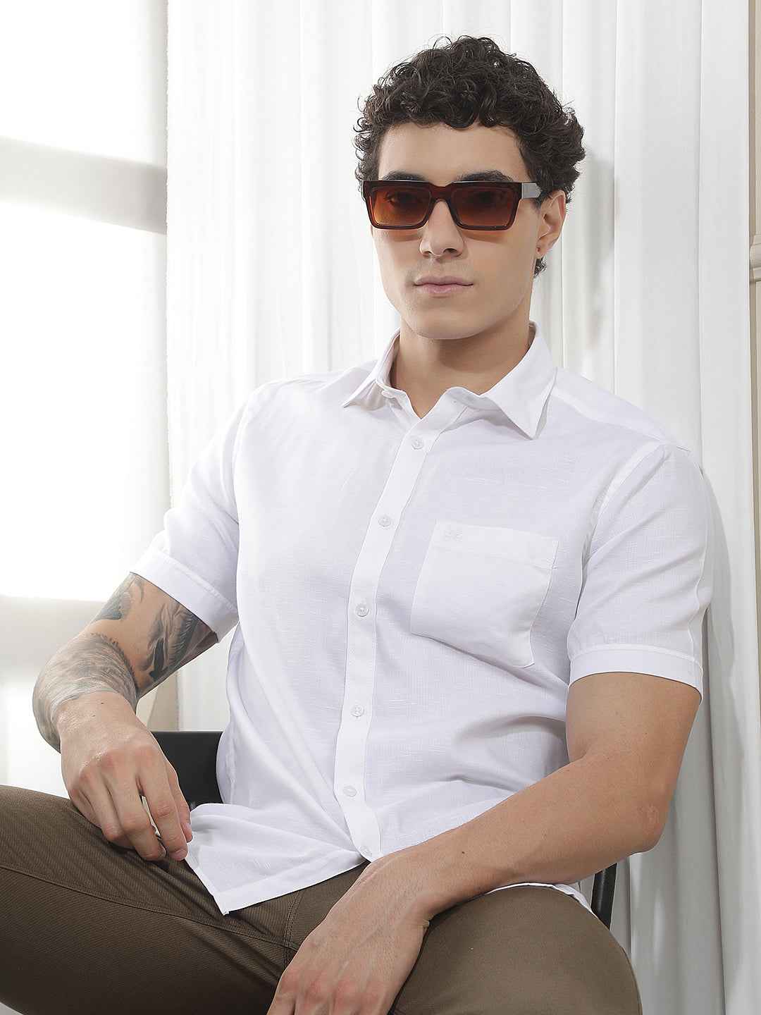 Classic White Casual Shirt