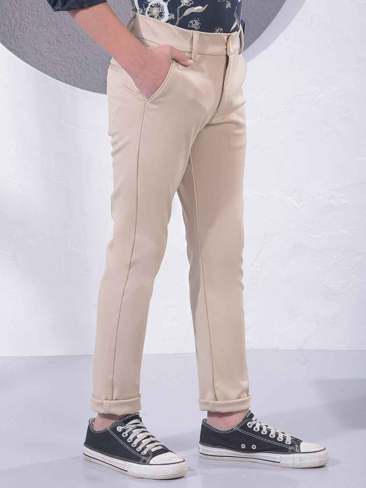 Light Beige Daily Trousers
