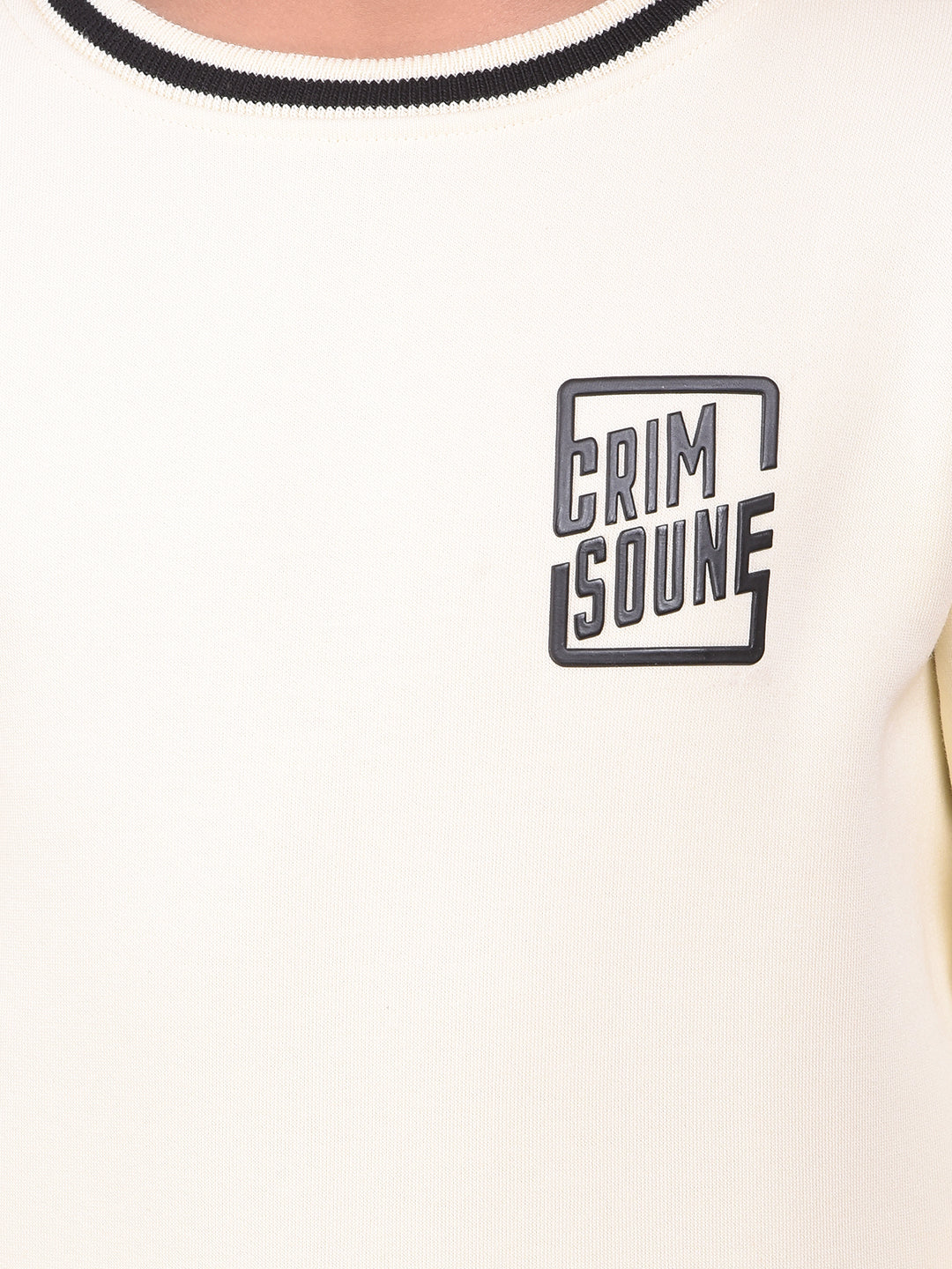 Sleek Cream Sweatshirt