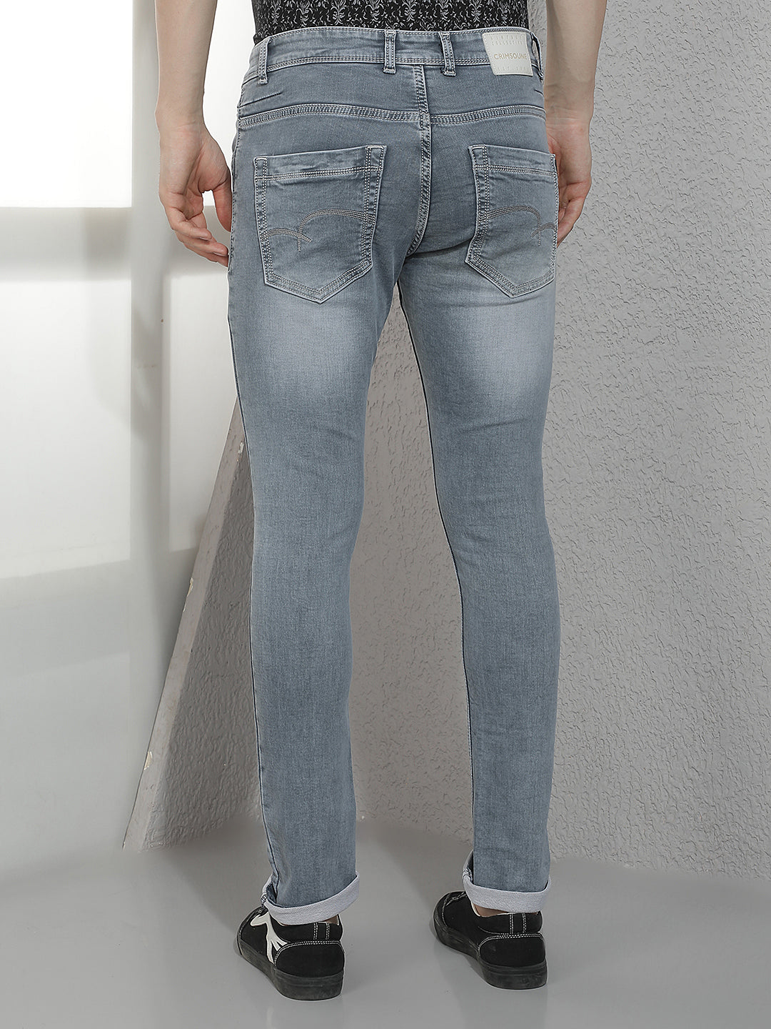 Modern Stone Gray Tinted Jeans