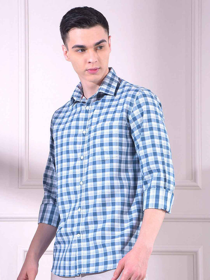 Blue Checked Shirt