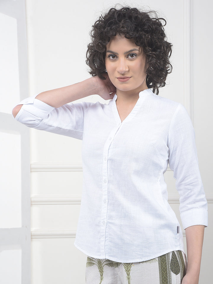 White 100% Cotton Shirt