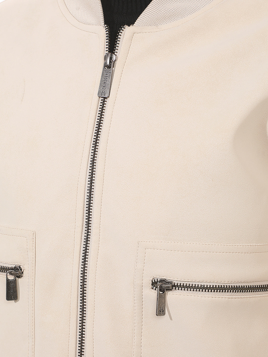Cream Waist Length Jacket