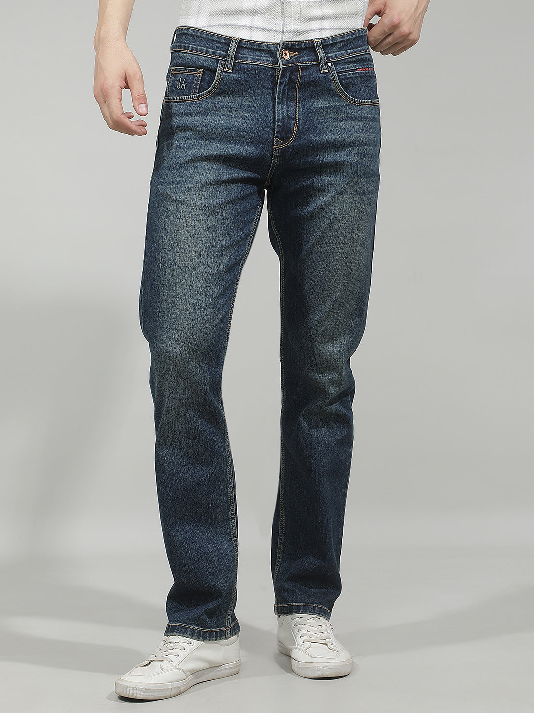 Signature Indigo Blue Straight Jeans