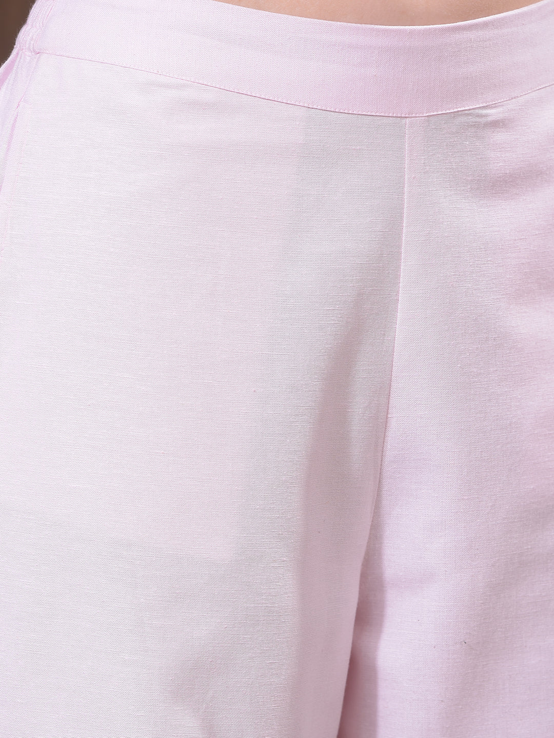 Modern Coral Pink Straight Pant