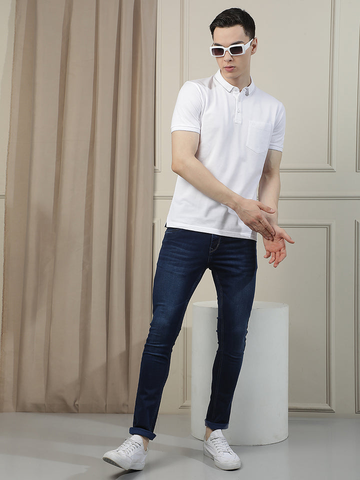 White T-Shirt-Men T-Shirts-Crimsoune Club