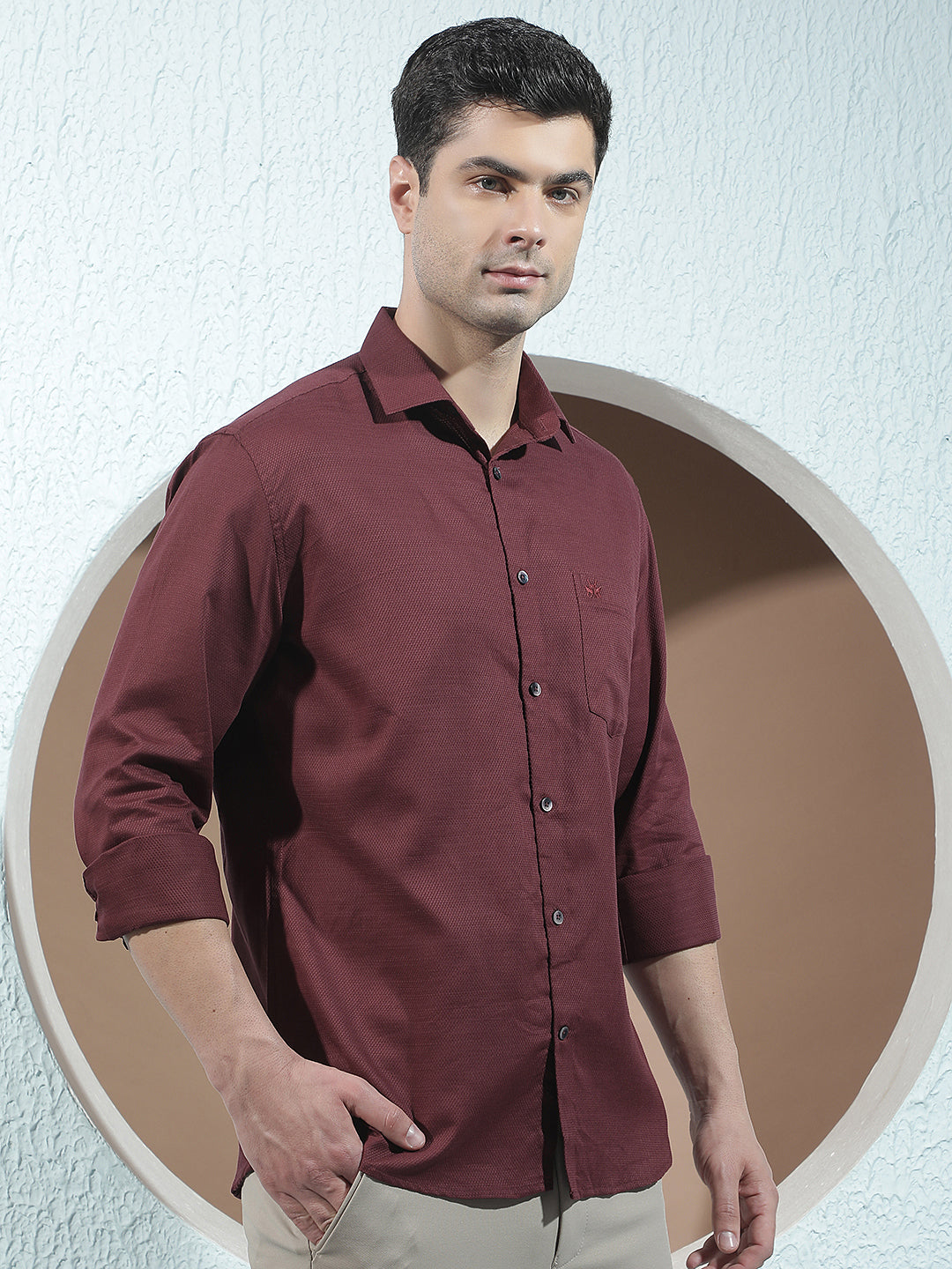 Maroon Everyday Casual Shirt