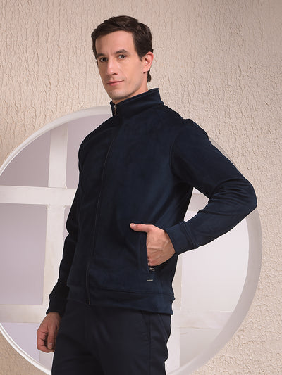 Navy Blue Stylish Sweatshirt