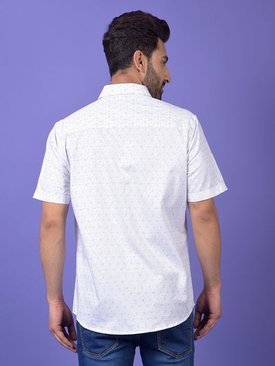 White Printed Shirt