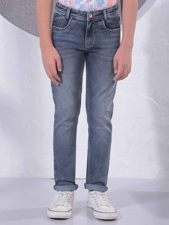 Classic Blue Casual Jeans