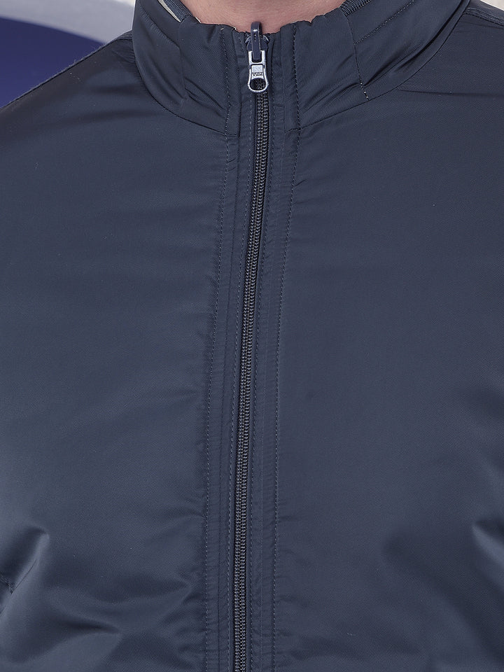 Pulse Navy Reversible Bomber Zip Jacket.