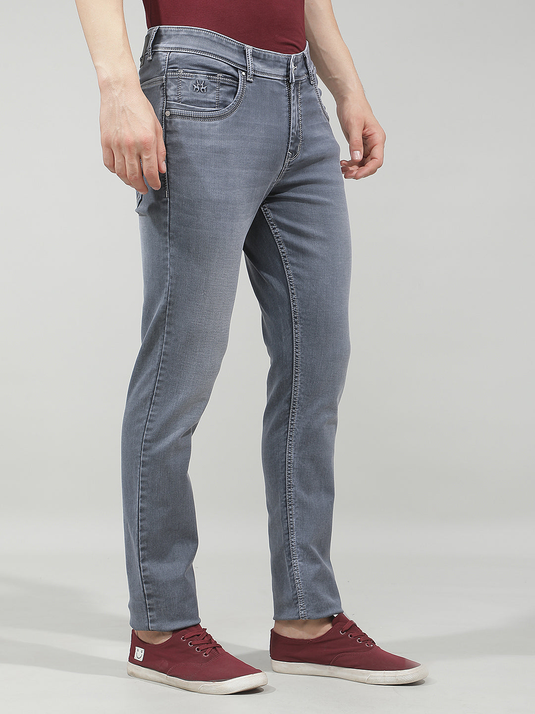 Tailored Heather Grey Jeans