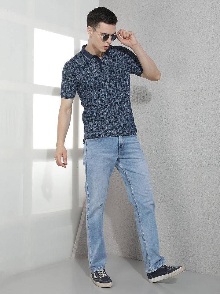 Trendy Sky Blue Washed Jeans
