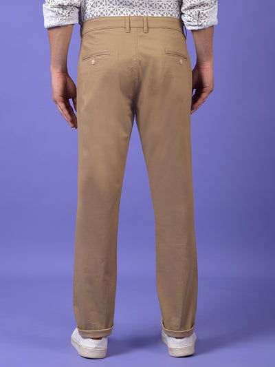 Khaki Printed Trousers