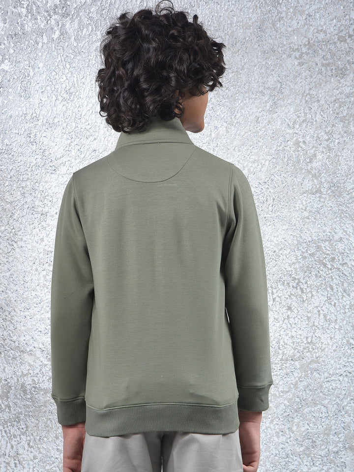 Breathable Olive Sweatshirt