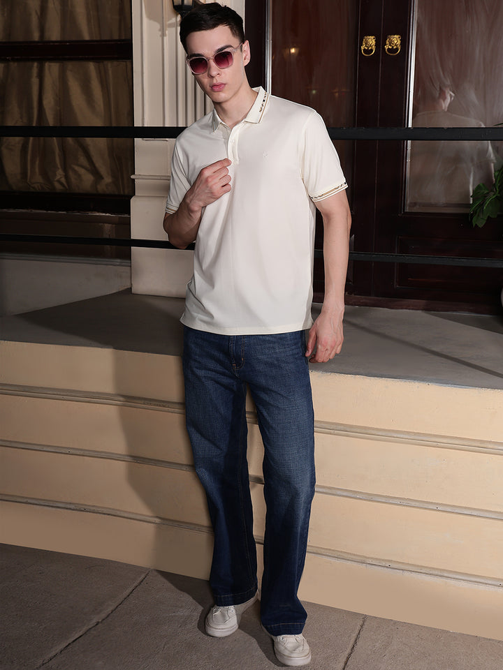Classic White Casual Polo T-Shirt