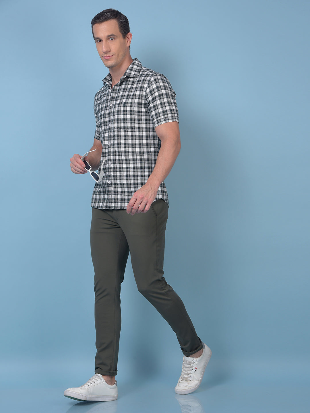 Vivid Olive Trousers