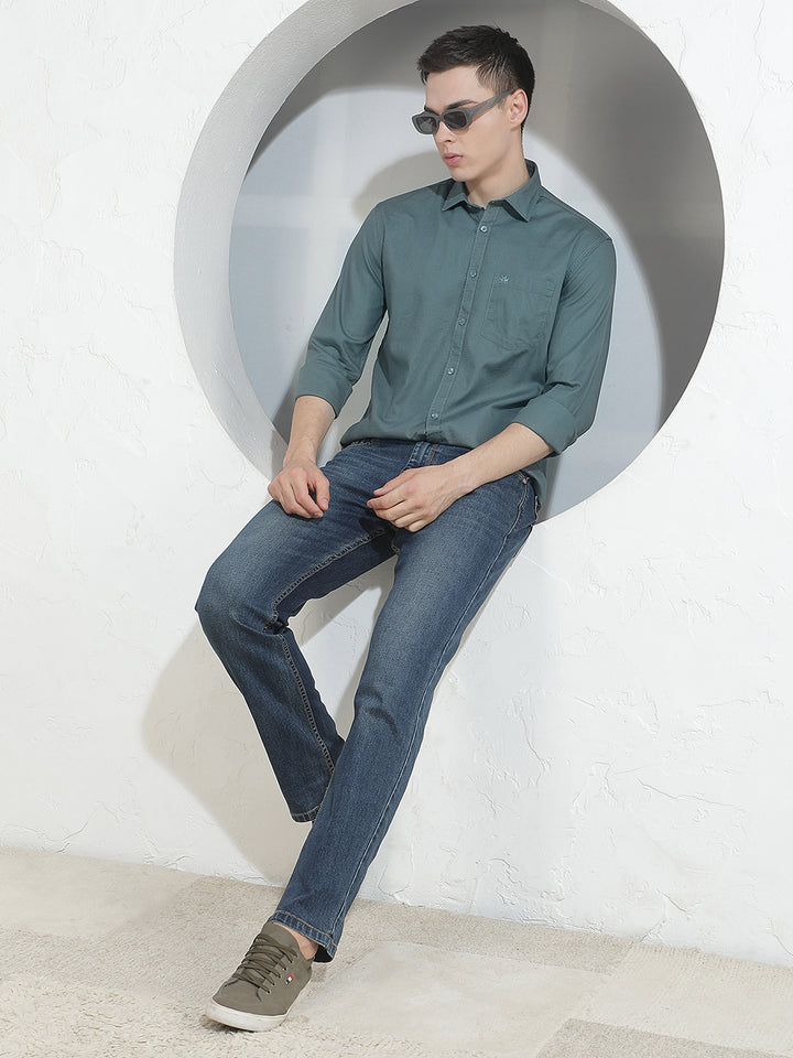 Olive Forest Green Shirt