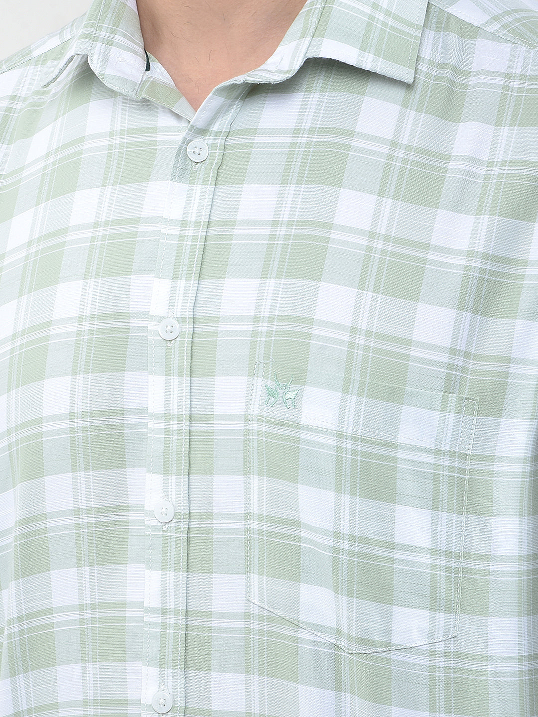 Limeade Green Checked Shirt