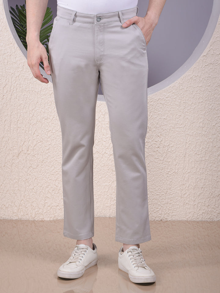 Classic Fit Cotton Trousers
