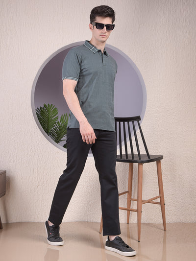 Dapper Black Straight Trousers