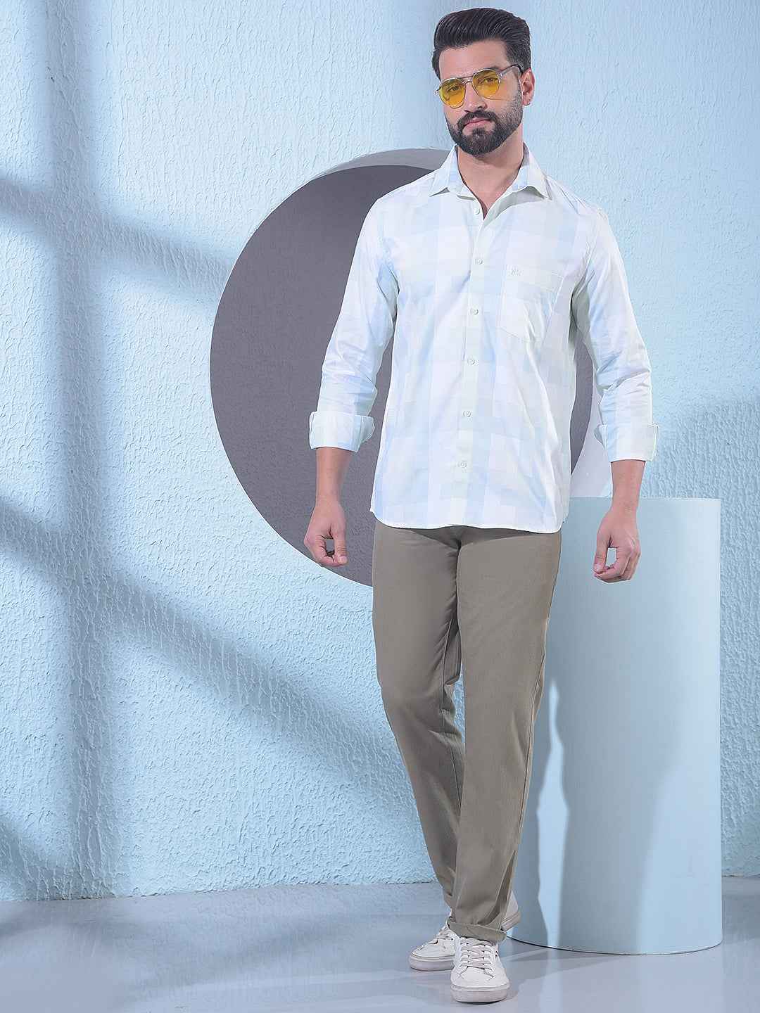 Multi-Color Printed 100% Cotton Shirt