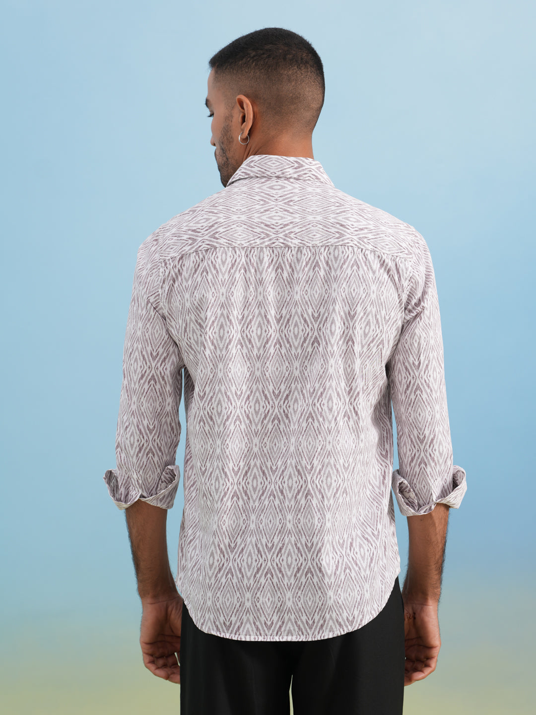 Soft Pink Printed Shirt