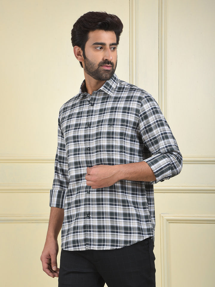 Heritage Tone Green Checked Shirt