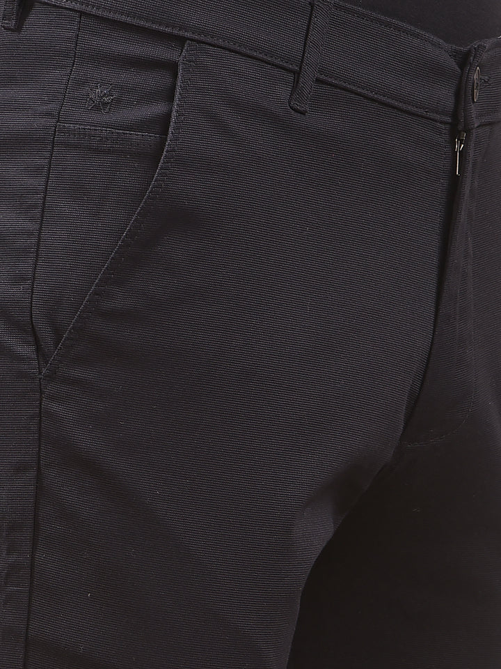 Spunky Black Straight Trousers
