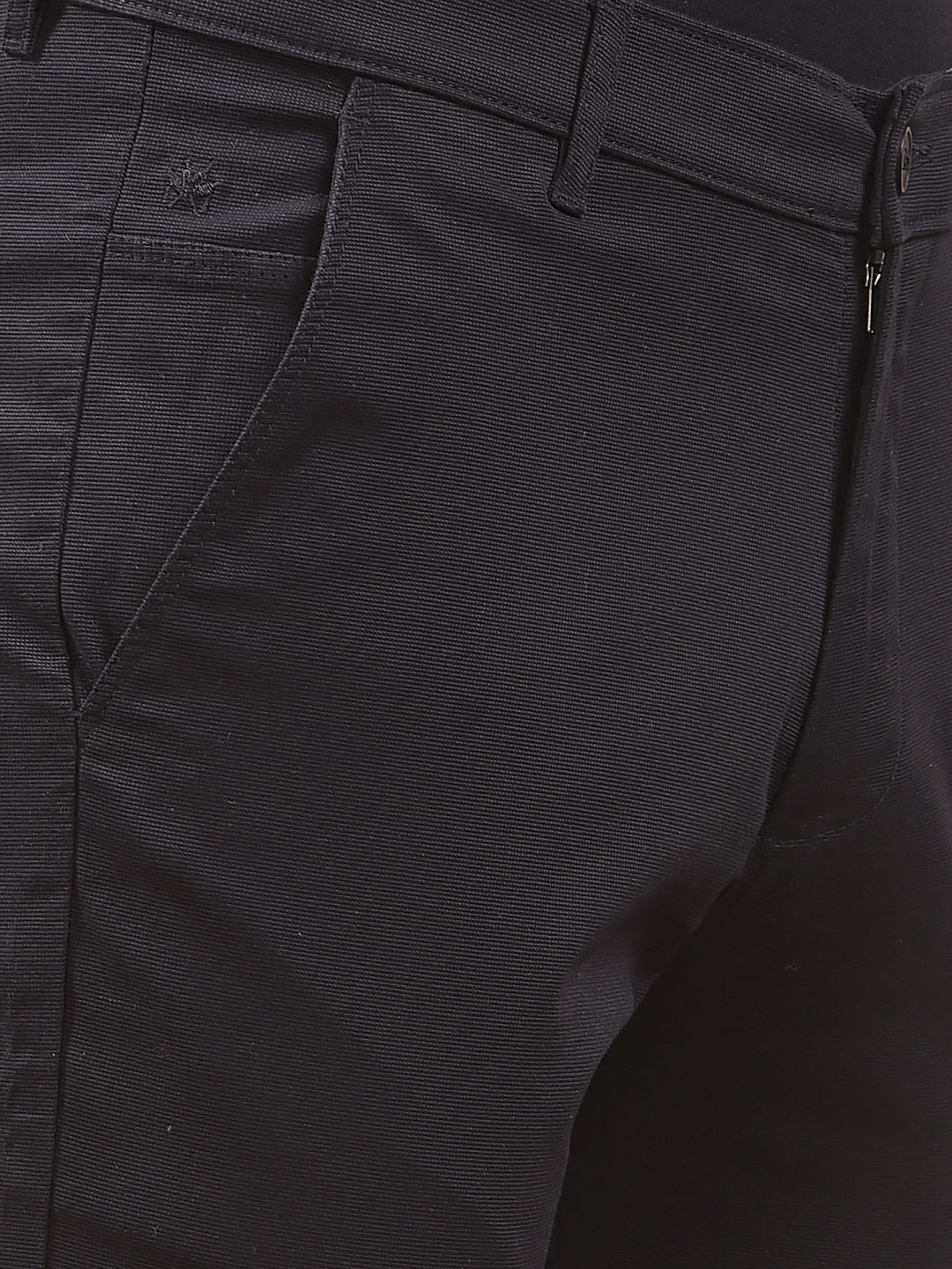 Spunky Black Straight Trousers