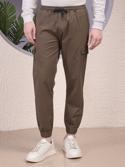 Vivid Olive Cargo Joggers