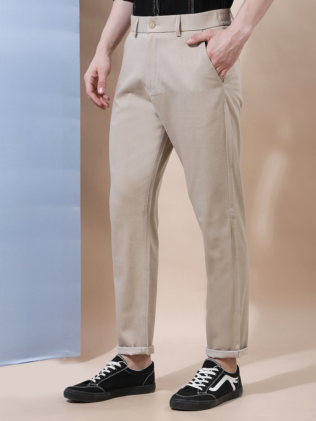 Trendy Beige Trousers