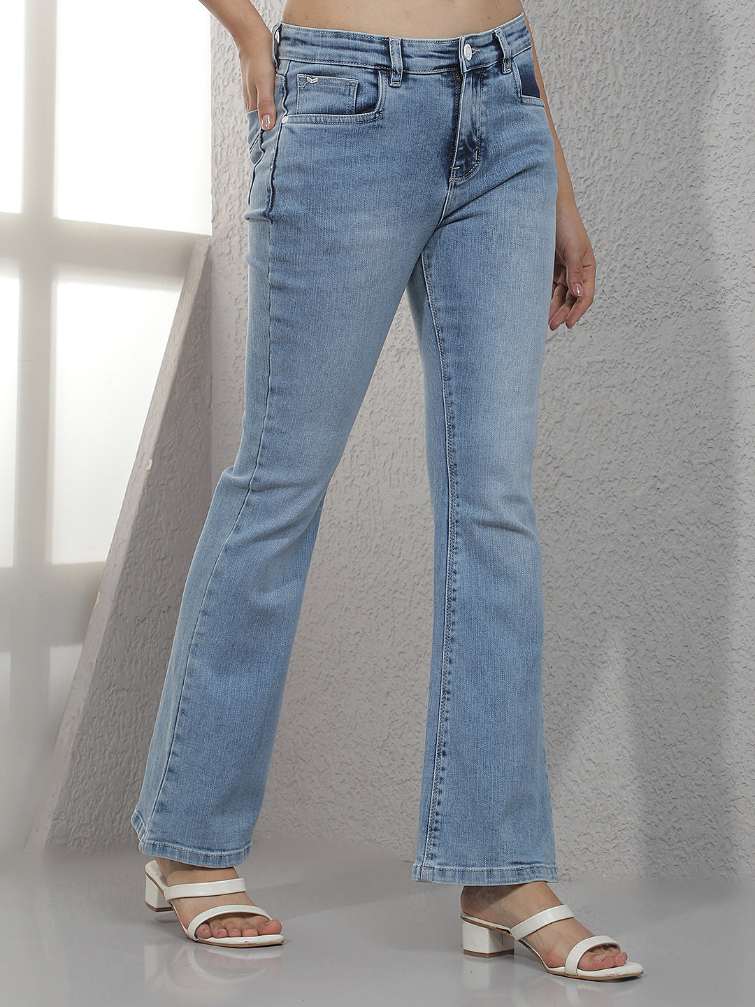 Sleek Royal Blue Bootcut Jeans