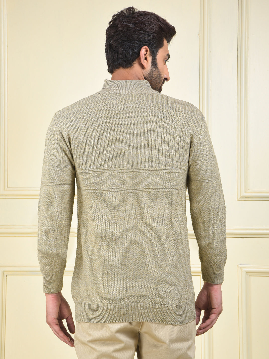 Lightweight Beige Knitted Sweater