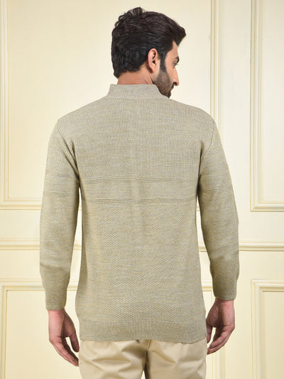 Lightweight Beige Knitted Sweater