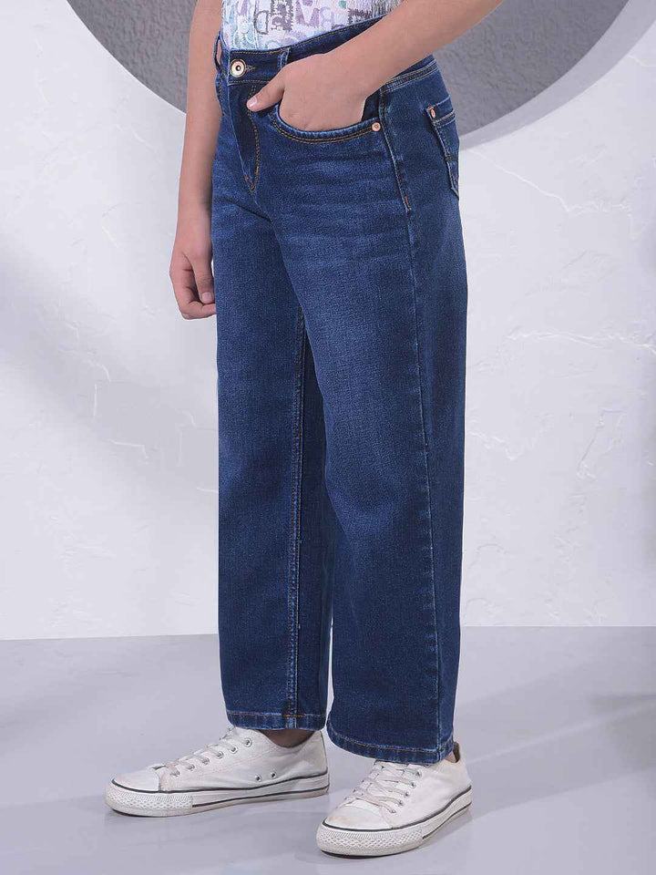 Indigo Blue Baggy Street Jeans