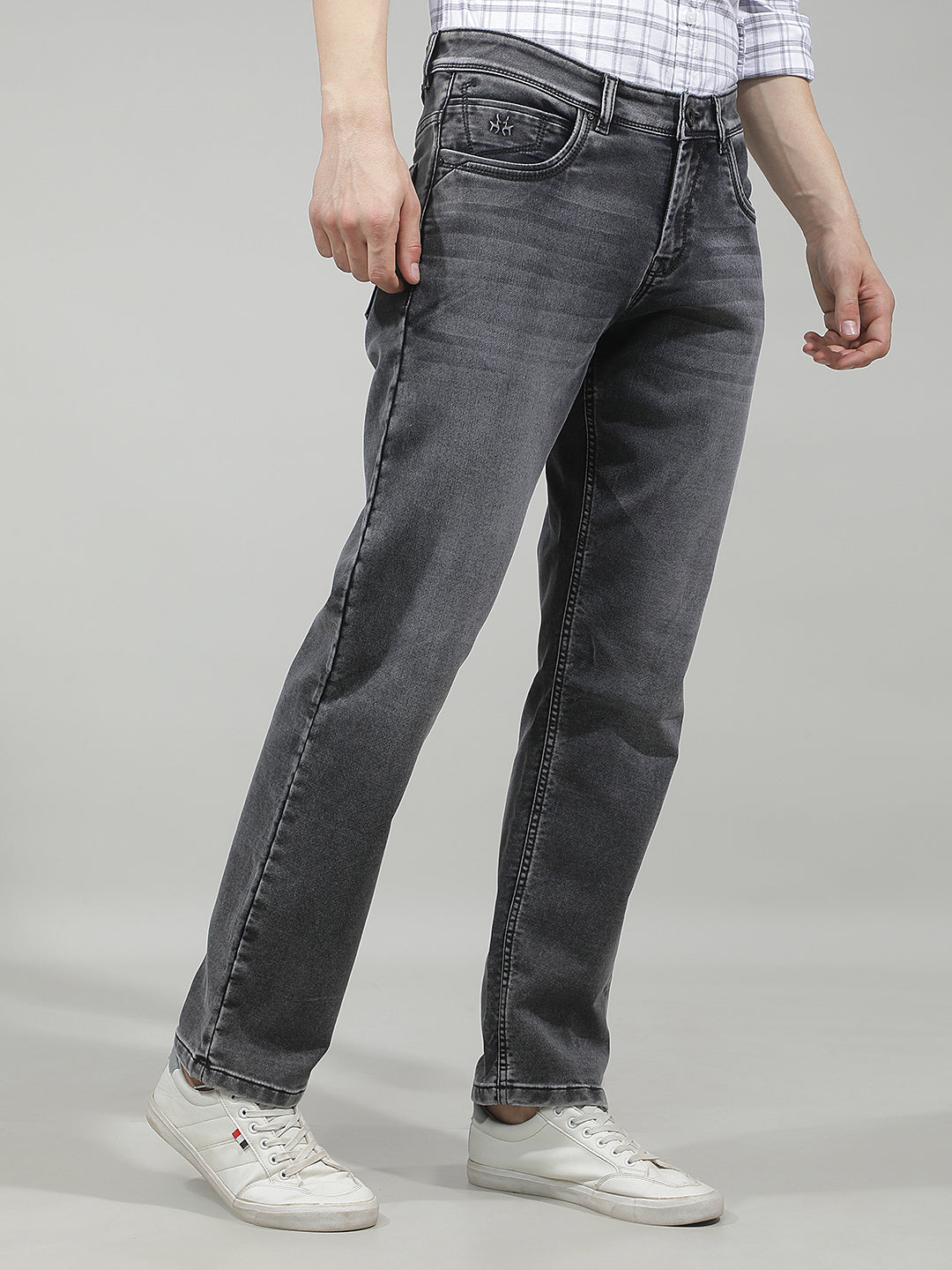 Modern Raven Black Straight Jeans