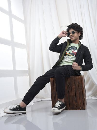 Black Utility Pocket Joggers