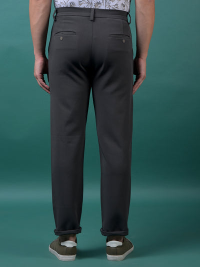 Grey Korean Fit Trousers