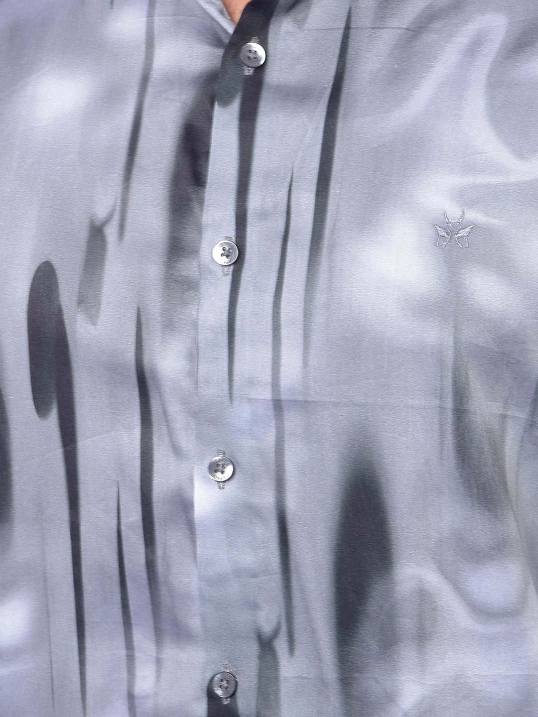 Grey Printed Shirt
