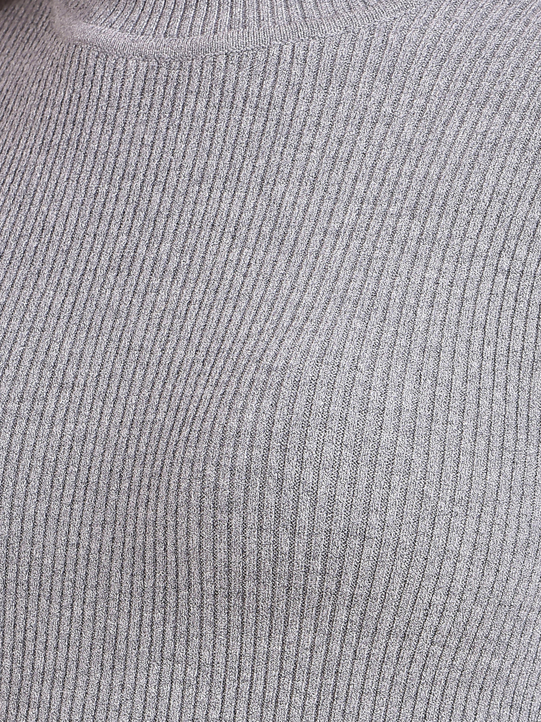Grey High Neck Sweater