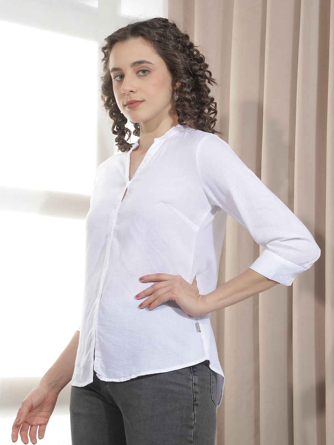 Airy White Linen Shirt
