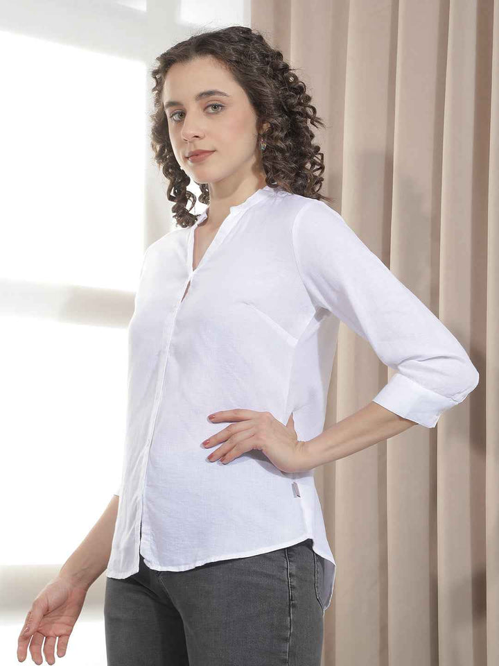 Airy White Linen Shirt