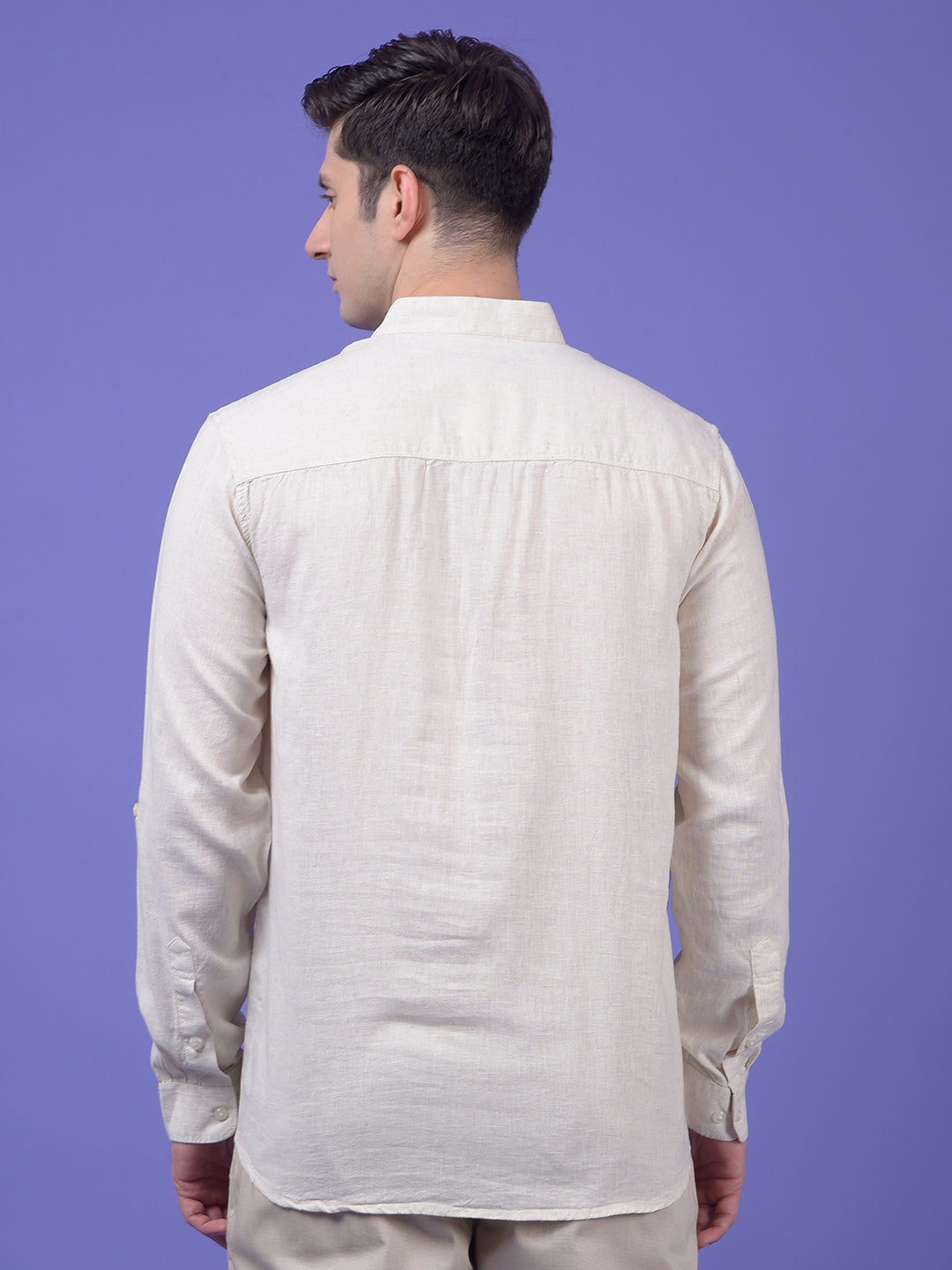 Off White Linen Kurta