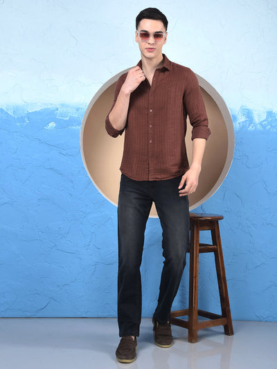 Chestnut Stripe Elegance Shirt