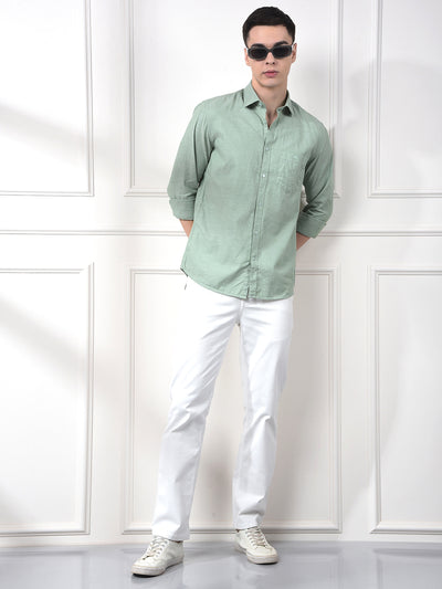 Green 100% Cotton Shirt