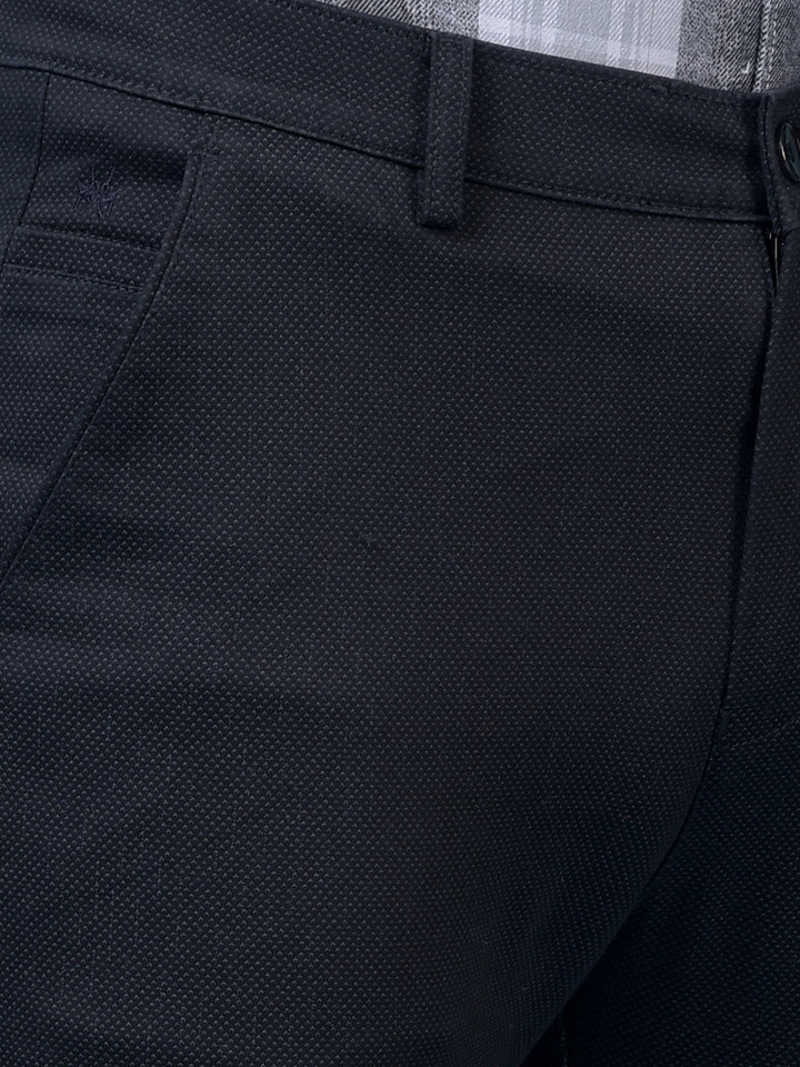 Black Printed Trousers