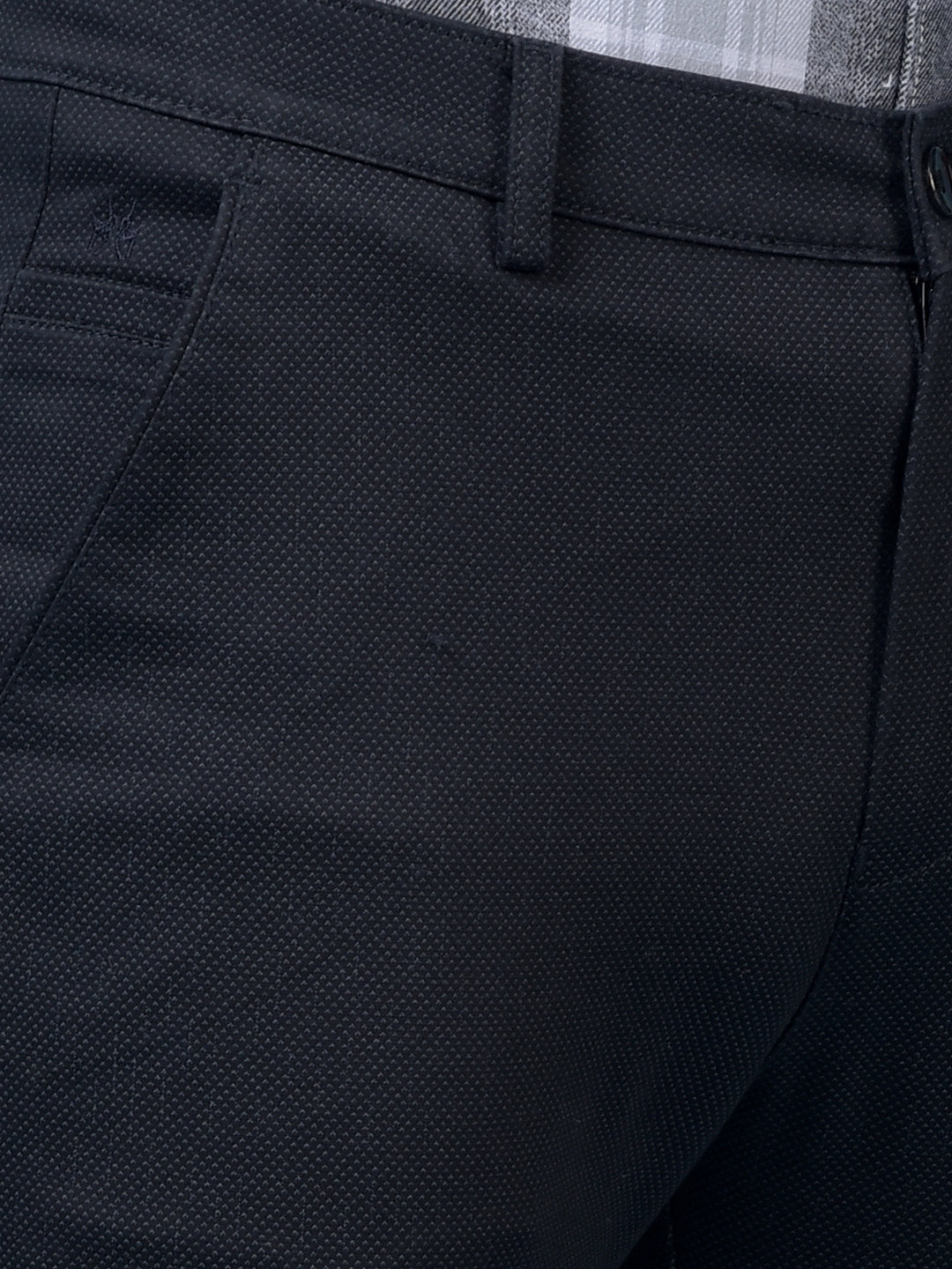 Black Printed Trousers